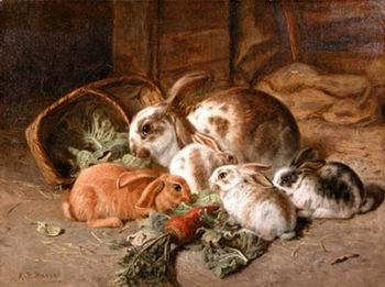 Rabbits 135, unknow artist